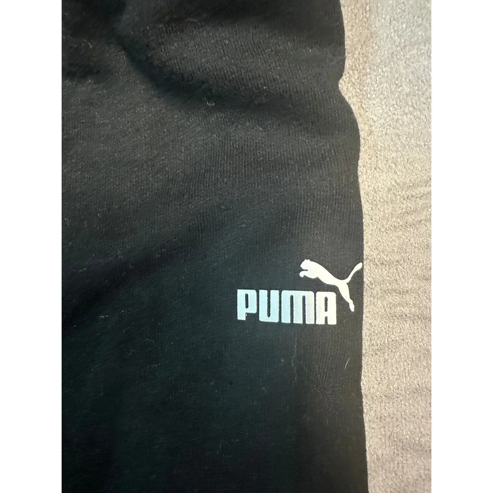 Puma Infant Tracksuit Set Hoodie & Pants Logo Gray Black 3-6M - Picture 7 of 8